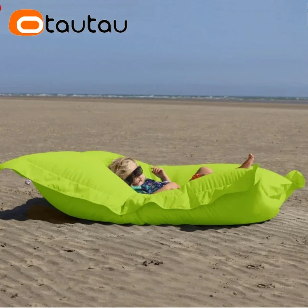OTAUTAU Outdoor Bean Bag Pillowsac Cover Beach Swim Pool Floats Lounger Bed DD034【No Filler!Need To Buy Filler By Yourself !】