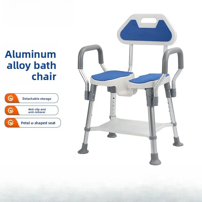 Bath special chair collapsible toilet bathroom bath bench shower non-slip bath chair