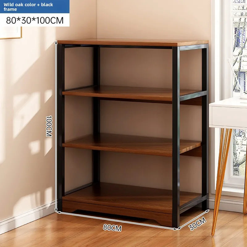 Bookshelf Shelf Integrated Wall Multi-layer Storage Rack Bedroom Wall Bay Window Display Cabinet Office Shelf