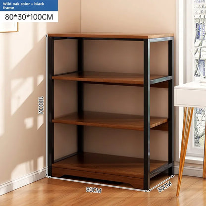 Bookshelf Shelf Integrated Wall Multi-layer Storage Rack Bedroom Wall Bay Window Display Cabinet Office Shelf