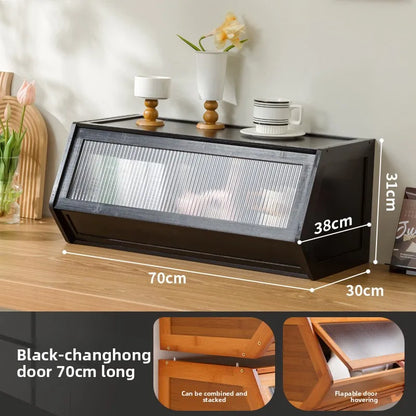 Multi functional stackable storage cabinet with lid, miscellaneous storage box, household storage box, bedside cabinet