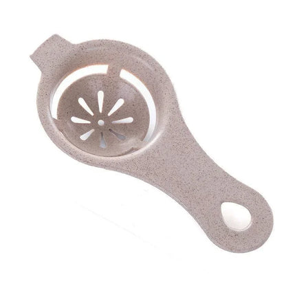 1PC/4PCS Wheat Straw Egg White Separator Egg Yolk Separator Egg Filter Kitchen Baked Egg Yolk Egg White Filter  kitchen gadgets