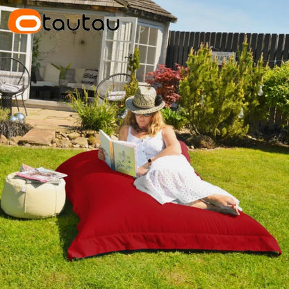 OTAUTAU Outdoor Bean Bag Pillowsac Cover Beach Swim Pool Floats Lounger Bed DD034【No Filler!Need To Buy Filler By Yourself !】