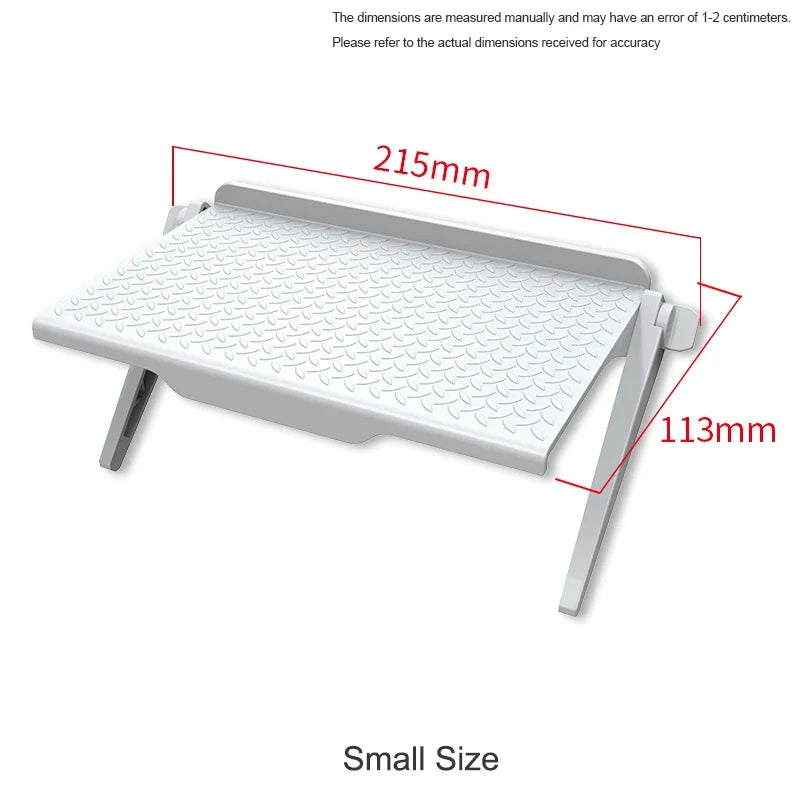 Adjustable TV Screen Top Shelf Display Shelf Computer Monitor Riser Desktop Stand TV Rack TV Top Monitors Simple Bracket