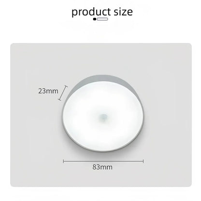 5pcs Wireless LED Night Light Motion Sensor Lamp USB NightLights for Bedroom Kitchen Stair Hallway Wardrobe Lighting Cupboard