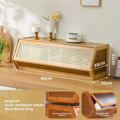 Multi functional stackable storage cabinet with lid, miscellaneous storage box, household storage box, bedside cabinet