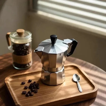 New 50ml-600ml Moka Pot Aluminum Household Electric Burner Stove Top Espresso Percolator Coffee Maker Coffee Extraction Pot