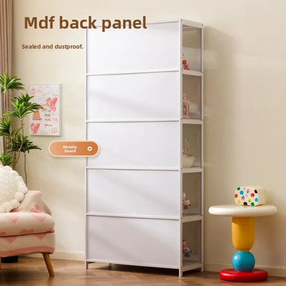 Figure cabinet with lock transparent Lego display cabinet household blind box ornament two-dimensional pain cabinet