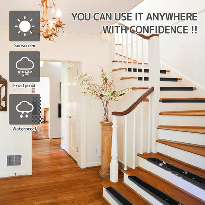 1 Roll Stair Edge Protector Soft PVC Non-slip Stair Nose Edging L-Shape Self-Adhesive Step Edge Trim Strips 2m Step Protector