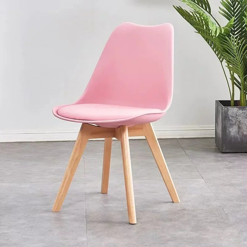 Modern Dining Chair Home Chair Minimalist Nordic Backrest Chair Dinning Table Chair Accent Chair Lounge Chair for Living Room