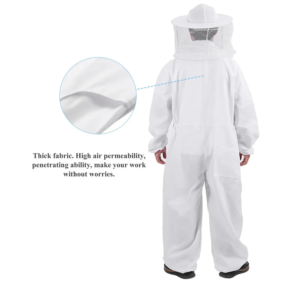 Beekeeper Suit Beekeeper Protective Suit Professional Beekeeping Protective Equipment Bee Keeping Full Body Beekeeper Suit Hat