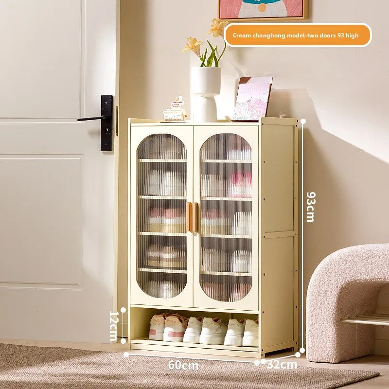New shoe cabinet household multi-layer storage shoes dust-proof door porch floor large-capacity porch rack shoe rack