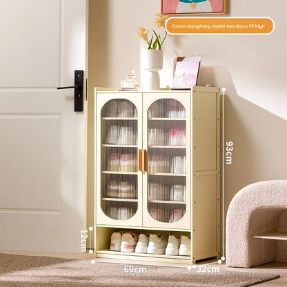 New shoe cabinet household multi-layer storage shoes dust-proof door porch floor large-capacity porch rack shoe rack