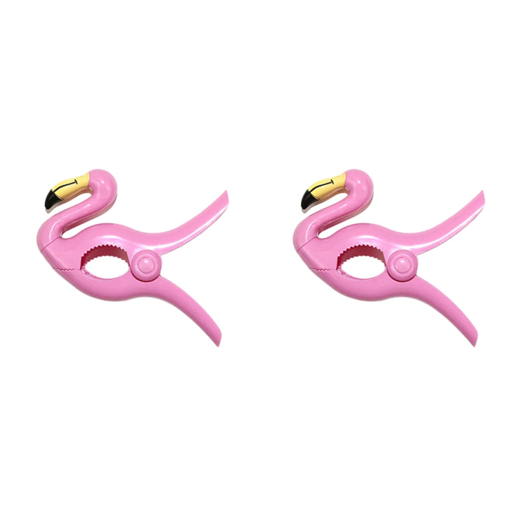 Cute Plastic Beach Towels Clips Large Drying Racks Retaining Clip Windproof Clothes Pegs Pins Animal Decorative Clothespins