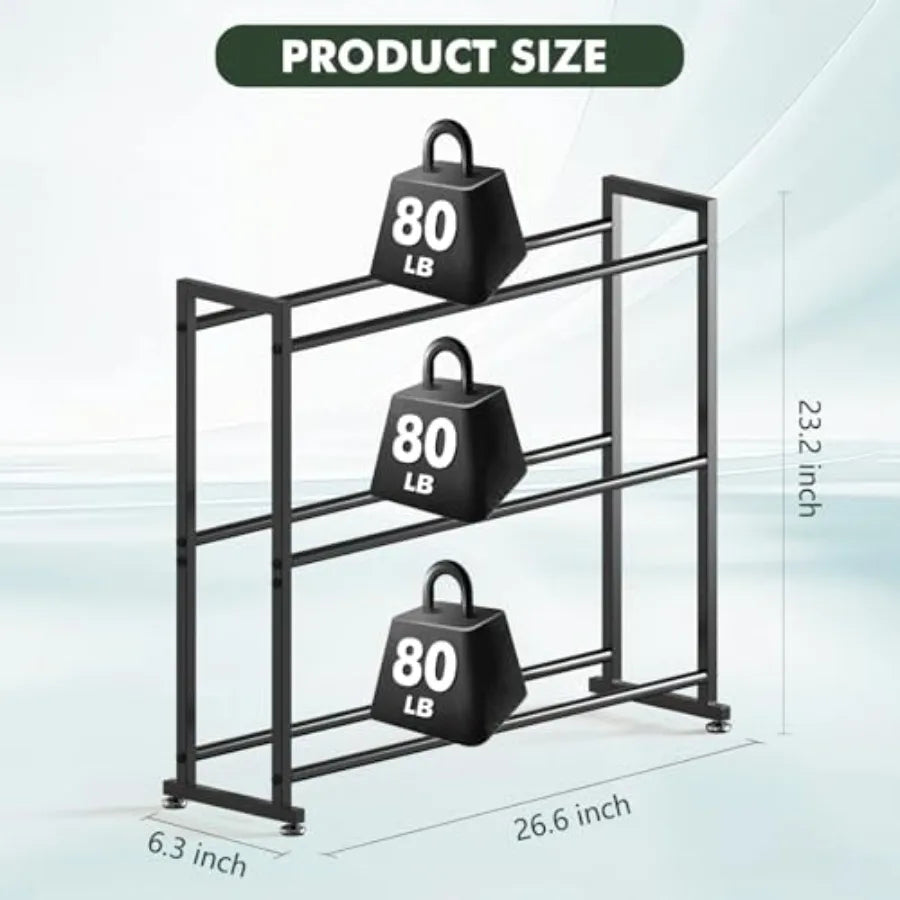 3-Tier 3D Filament Storage Rack - Heavy Duty 3d Printer Filament Rack for 30 Rolls Metal Spool Shelf for PLA ABS TPU Filament S