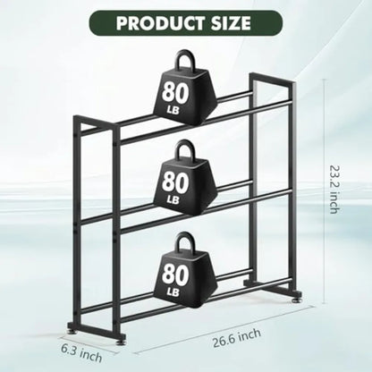 3-Tier 3D Filament Storage Rack - Heavy Duty 3d Printer Filament Rack for 30 Rolls Metal Spool Shelf for PLA ABS TPU Filament S