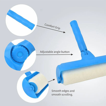 Ceiling Paint Roller Anti Splashing 10 Inch Home Ceiling Paint Roller Wide Application Adjustable with Roller  for Window
