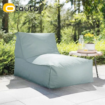 OTAUTAU Outdoor Oxford Bean Bag Cover Swim Pool Float Lounger Beach Club Pouf SF505【No Filler!You Need To Fill It By Yourself!】