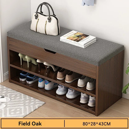 Entrance panel entrance, entrance hall, shoe wearing stool, entrance for sitting, long stool, shoe cabinet, shoe rack integrated