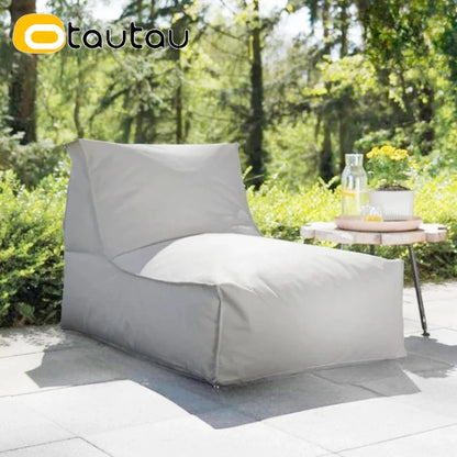 OTAUTAU Outdoor Oxford Bean Bag Cover Swim Pool Float Lounger Beach Club Pouf SF505【No Filler!You Need To Fill It By Yourself!】