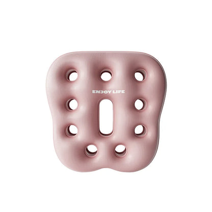 PVC inflatable seat cushion for portable storage, office and home use, anti slip and breathable chair cushion, anti hemorrhoid