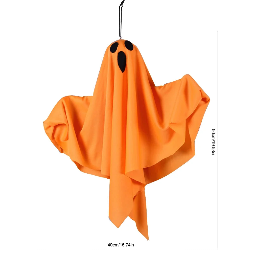 1/3PCS Spooky Ghost Halloween Decoration Waterproof Halloween LED Fabric Hanging Ghost Light for Lawn Garden Home Party Decor