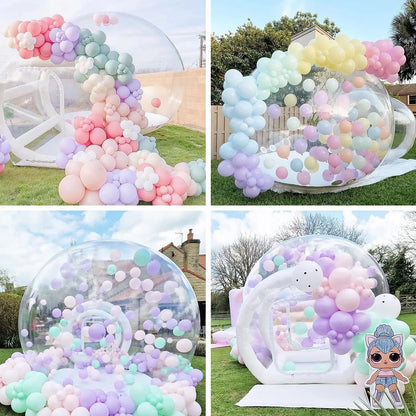 10ft TPU dia Inflatable Bubble Dome House Bounce House Hot Selling Transparent Inflatable Camping Tent with blower for Balloon