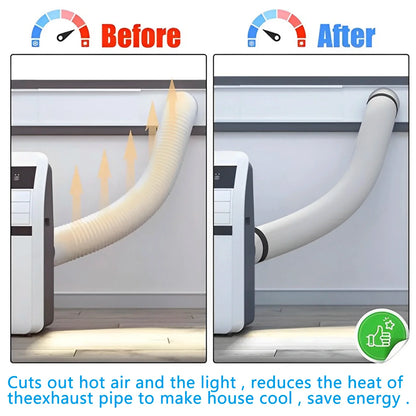 Air Conditioner Hose Protection Cover Insulated AC Hose Duct Vent Cover Easy Installation for Most 5inch to 5.9inch Exhaust Hose