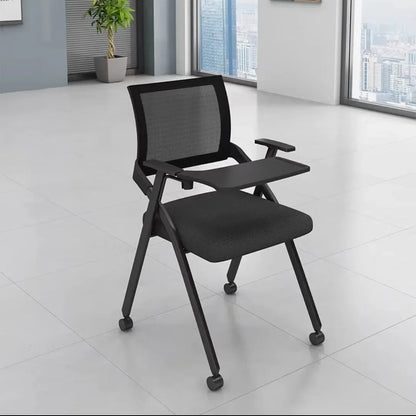 Folding training chair with desk board, foldable writing board, office meeting room, integrated table and chairs, conference