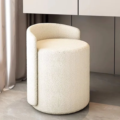 Makeup Stool, Household Dressing Table Stool, Modern Living Room Low Round Stool