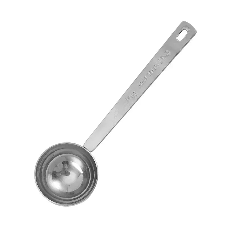 15/30ml Stainless Steel Measuring Spoon Powder Pressing Spoon Coffee Spoon with Scale Household Seasoning Spoon Measuring Spoon