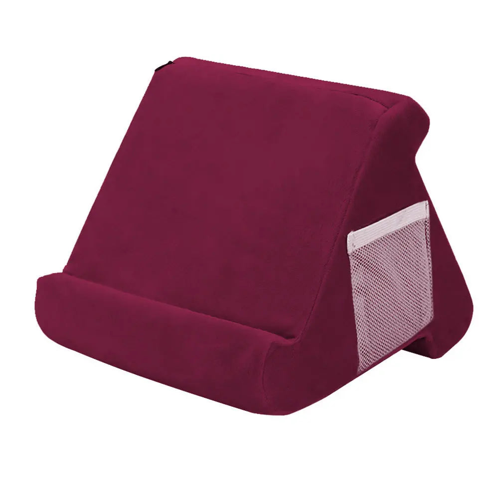 Multifunctional tablet support sponge pillow stand for reading books, tablet desktop support