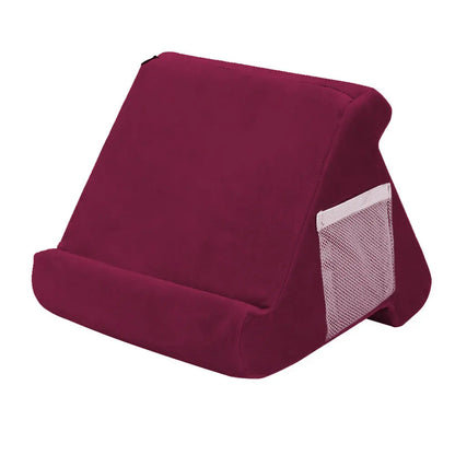 Multifunctional tablet support sponge pillow stand for reading books, tablet desktop support