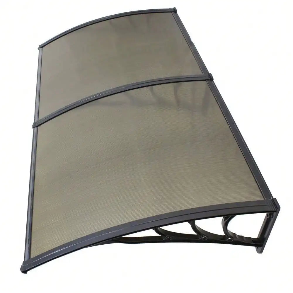 80''x 40'' Window Canopy Awning Front Door Patio Cover Outdoor Polycarbonate