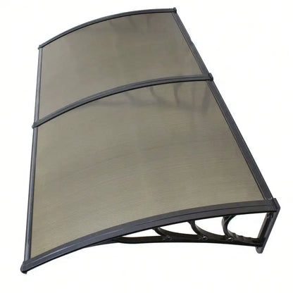 80''x 40'' Window Canopy Awning Front Door Patio Cover Outdoor Polycarbonate