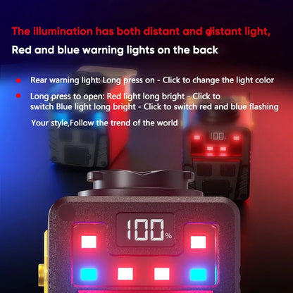1700 Lumens ZHIYU Bike Headlight Bicycle Flashlight Handlebar Type-C MTB Road Highlight C1700 Front Lamp Bicycle Accessories