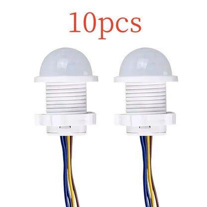 PIR Motion Sensor Detector Smart Switch Home Indoor Outdoor Infrared Light 110V 220V Time Delay Mode Adjust Lighting Switch