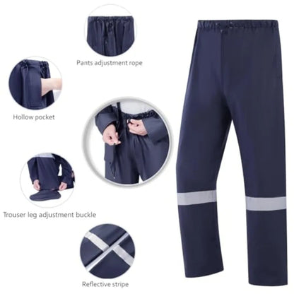 Rain Suits for Men Waterproof Heavy Duty Rain Gear Women Jacket Coat with Pants
