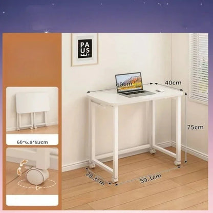 Computer Table Writing Mobilier Movable Foldable Study Desk Study Room Student Lightweight Simple Metal Bureau Office Furniture