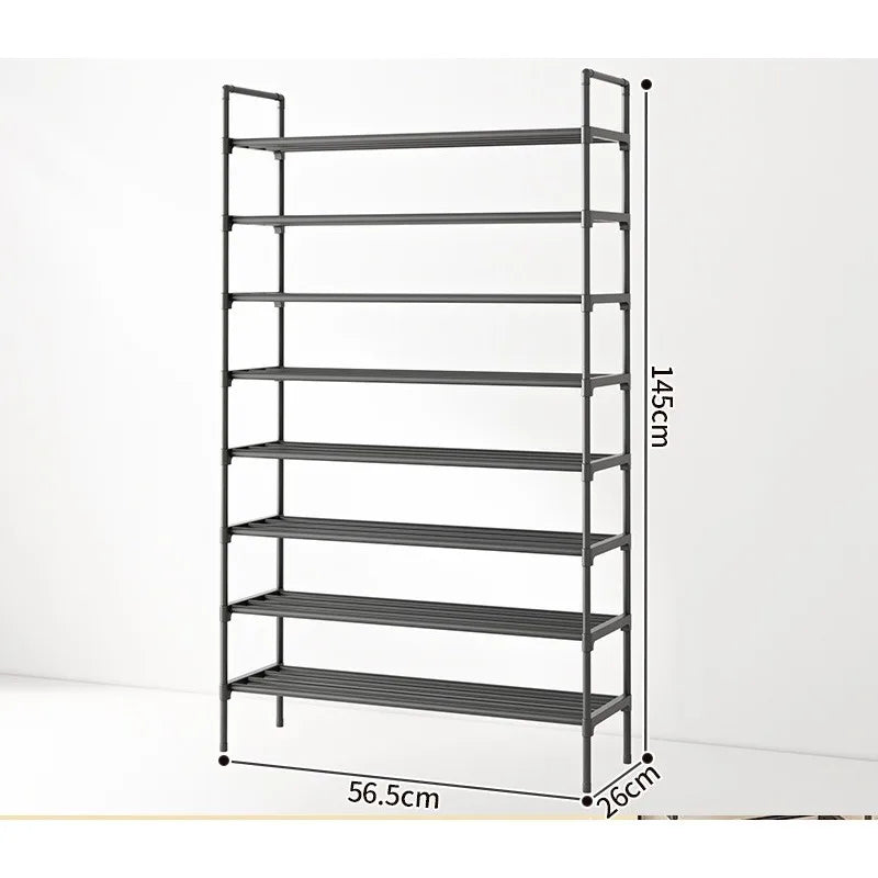 Simple shoe rack household multi-functional multi-storey doorway indoor and outdoor storage rack student dormitory storage rack