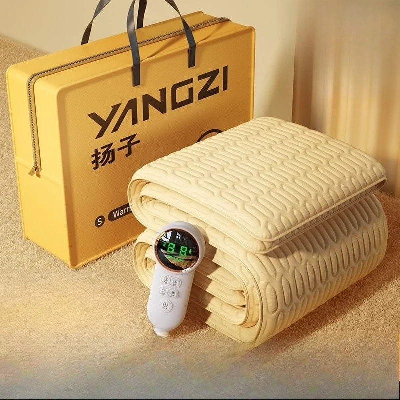 Electric Water Circulation Heated Blanket Mattress Pad Dual Queen King Remote Thermostat Energy Saving Auto Shutoff Washable