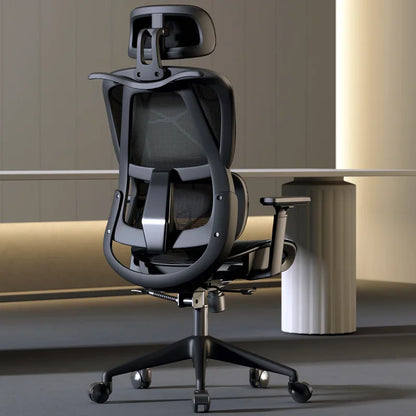 Ergonomic Office Chair Adjustable Relax Gaming Chair Computer Study Long Sitting Wheels Furgle Fauteuil Rose Office Furniture
