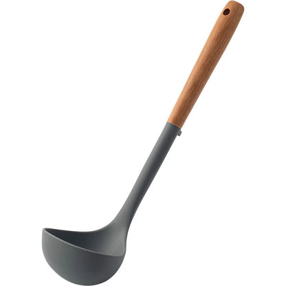 NEW Silicone Spatula Non Stick Pan Wooden Handle Silicone Vegetable Heat-resistant Silicone Cooking Spatula Spoon Kitchen tool