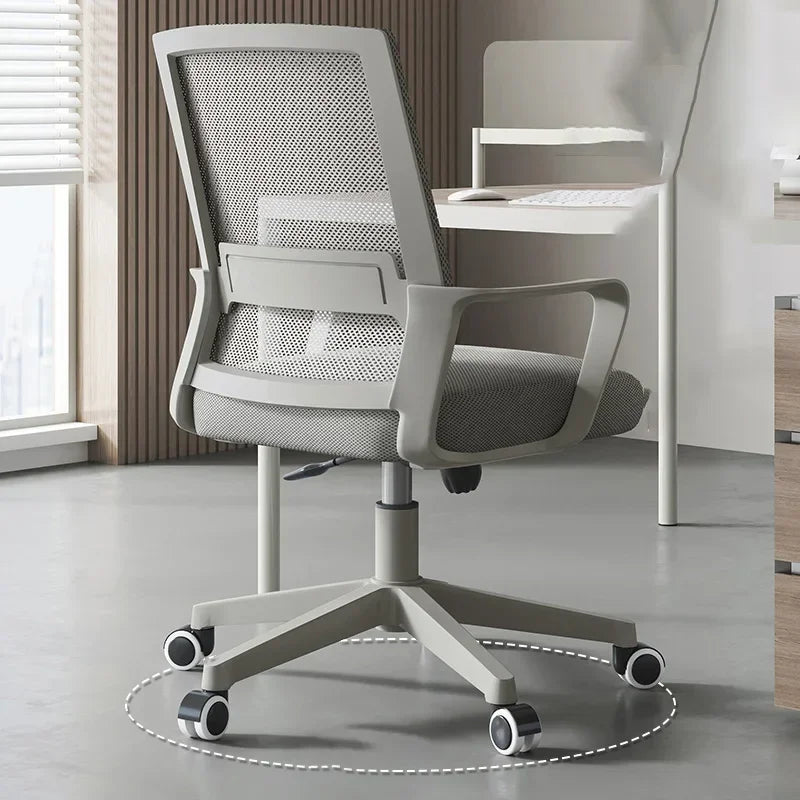 Height-Adjustable Recliner Chair - Ergonomic Rocking Office Chair with Wheels, Multi-Purpose Armchair for Living Room