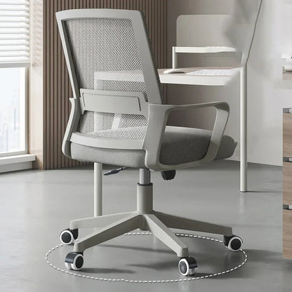 Height-Adjustable Recliner Chair - Ergonomic Rocking Office Chair with Wheels, Multi-Purpose Armchair for Living Room