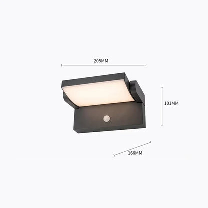 IP65 Waterproof Outdoor Wall Lamp With Motion Sensor 18W LED 1500LM Wall Light Porch Lights Balcony Garden Outdoor Lighting
