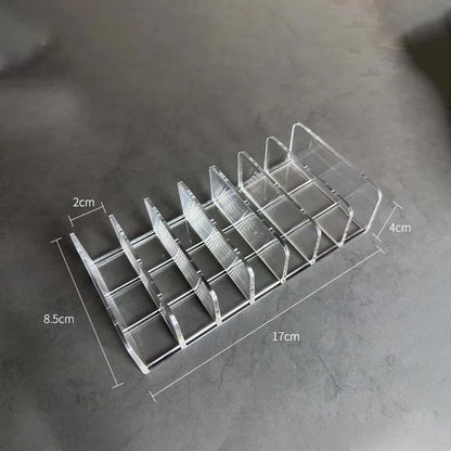 DVD/CD Organizer,Eyeshadow Palette Storage Tray Cosmetics Rack Makeup Tools Compartment Holder Sunglasses Storage Shelf