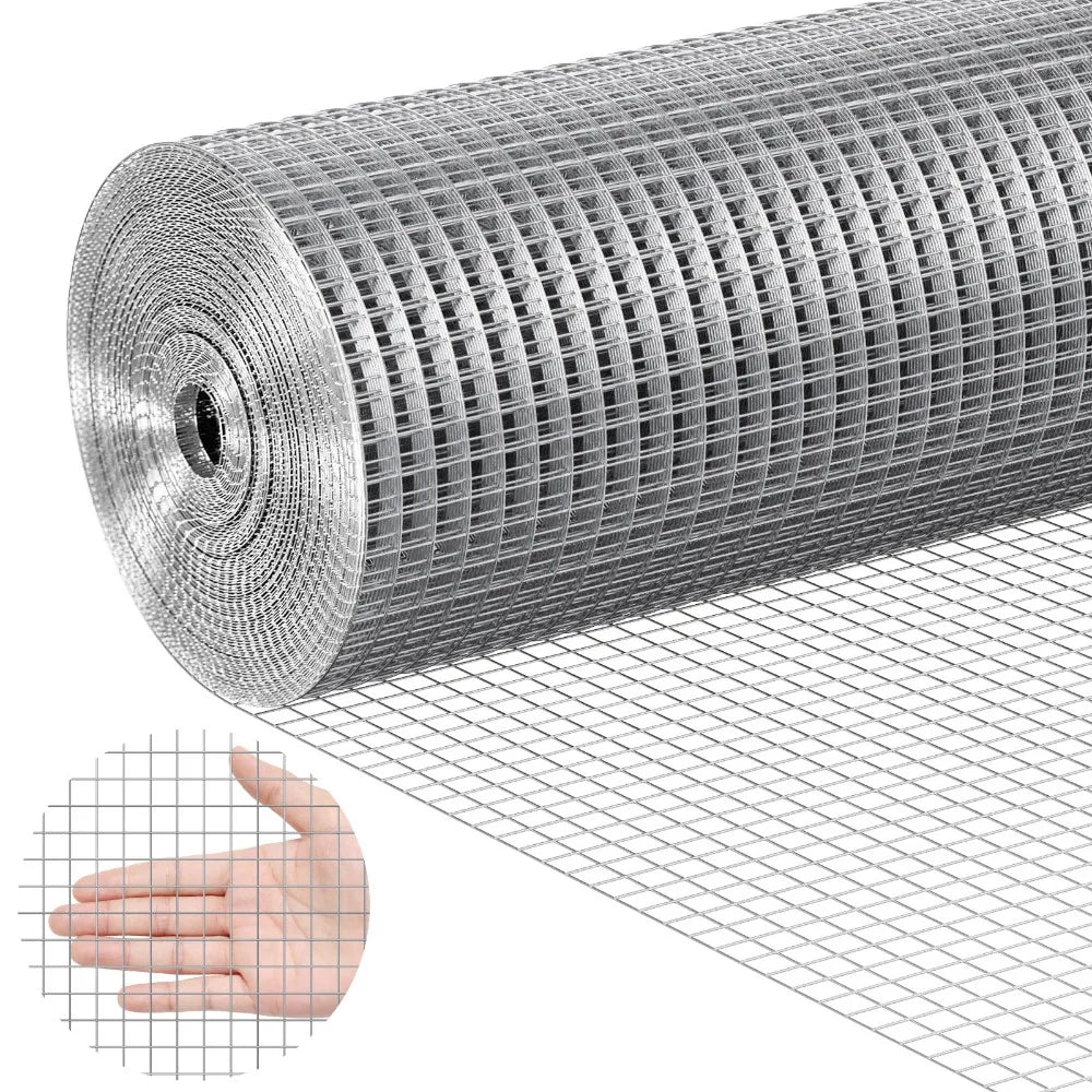Hardware Cloth 36" 48" x 50'/100' Wire Mesh Roll Chicken Fence 1/2" 19 Ga