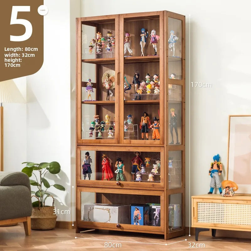 Figure display cabinet building block model Lego acrylic display stand non-glass transparent product ornament display cabinet