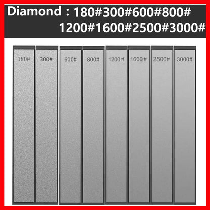Diamond Whetstone Kitchen Sharpener, Fixed Angle Grinding Stone, Oil Stone Stones Set